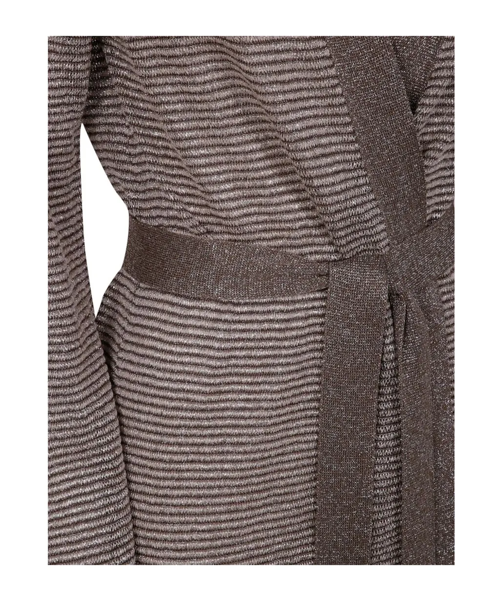 Belted Knit Cardigan