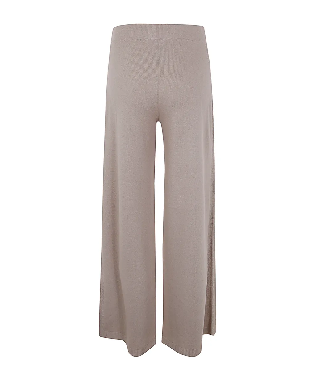 Cashmere Wide-Leg Pants
