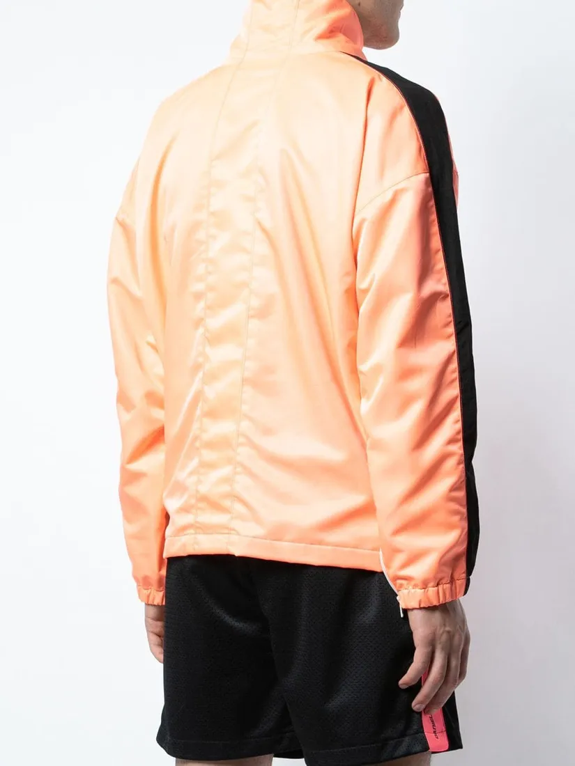 Logo Spliced Casual Jacket