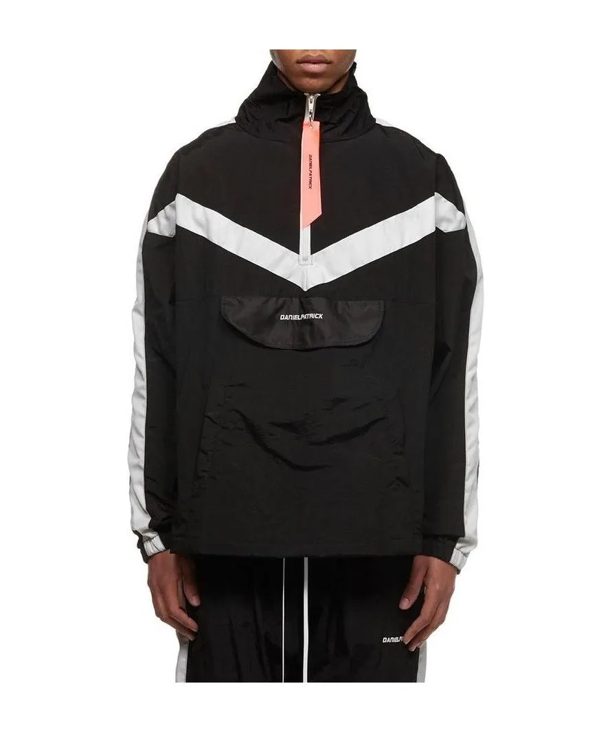 Striped Trimmed Casual Jacket