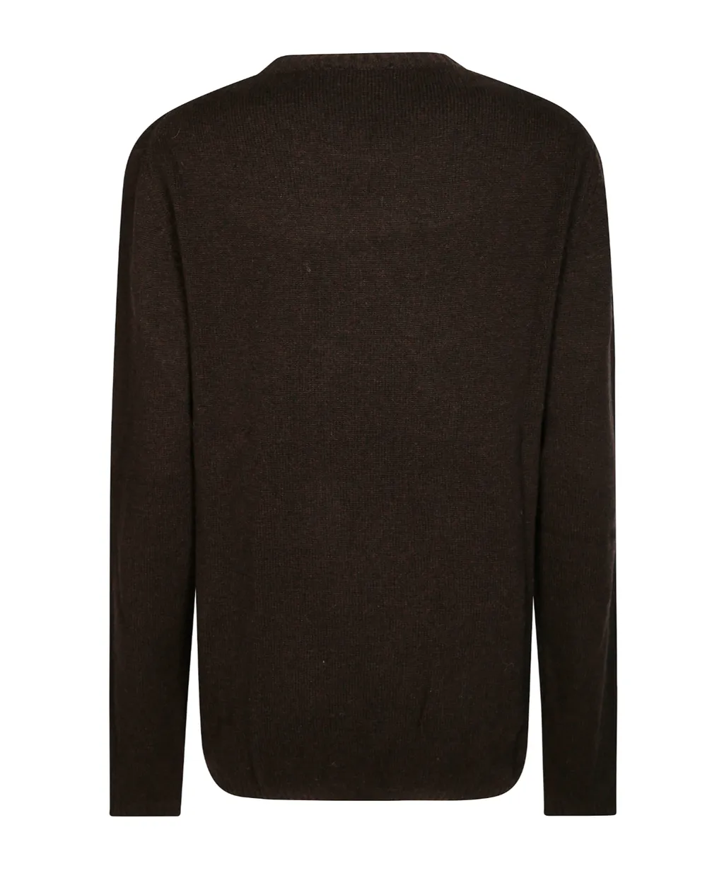 Crew-Neck Long-Sleeved Sweater