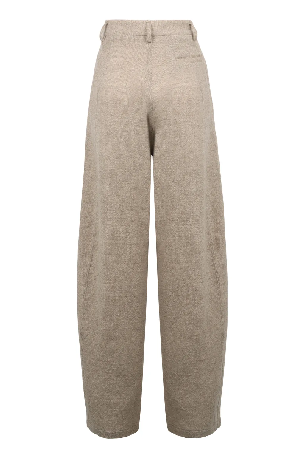 Wide-Leg Wool Pants