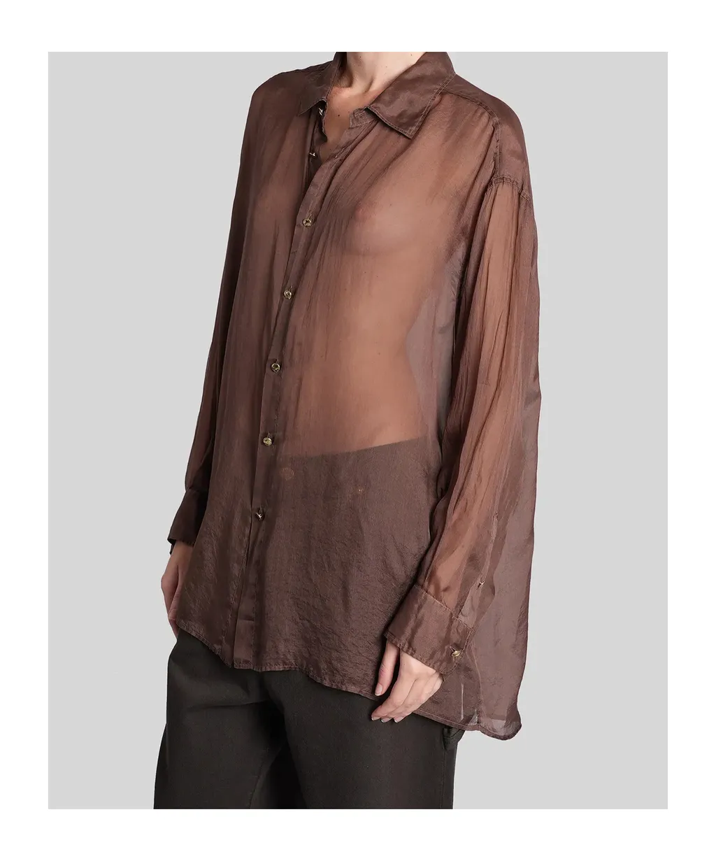 Keanu Silk Organza Shirt