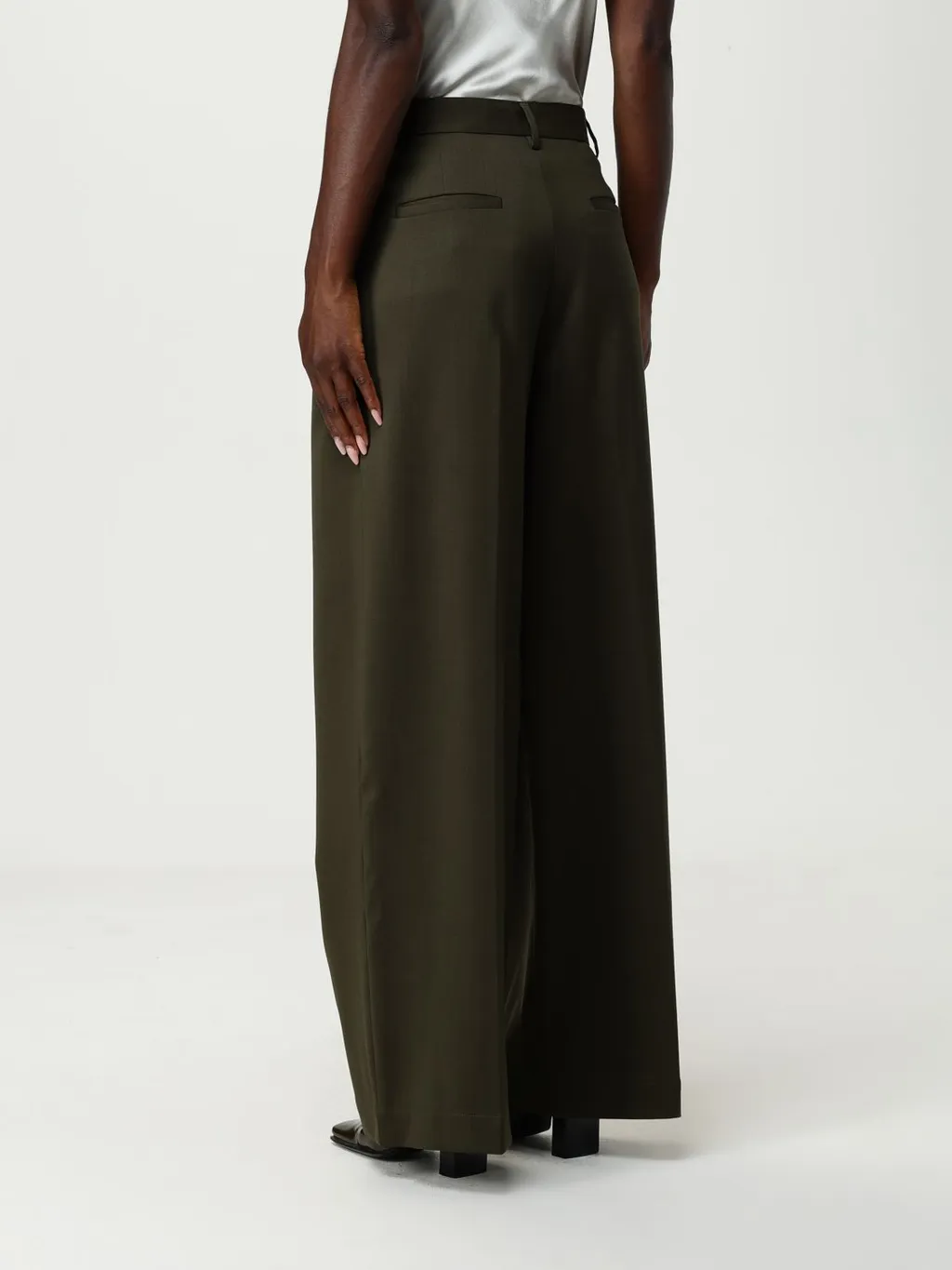 Chicago High-Waist Wide-Leg Trousers