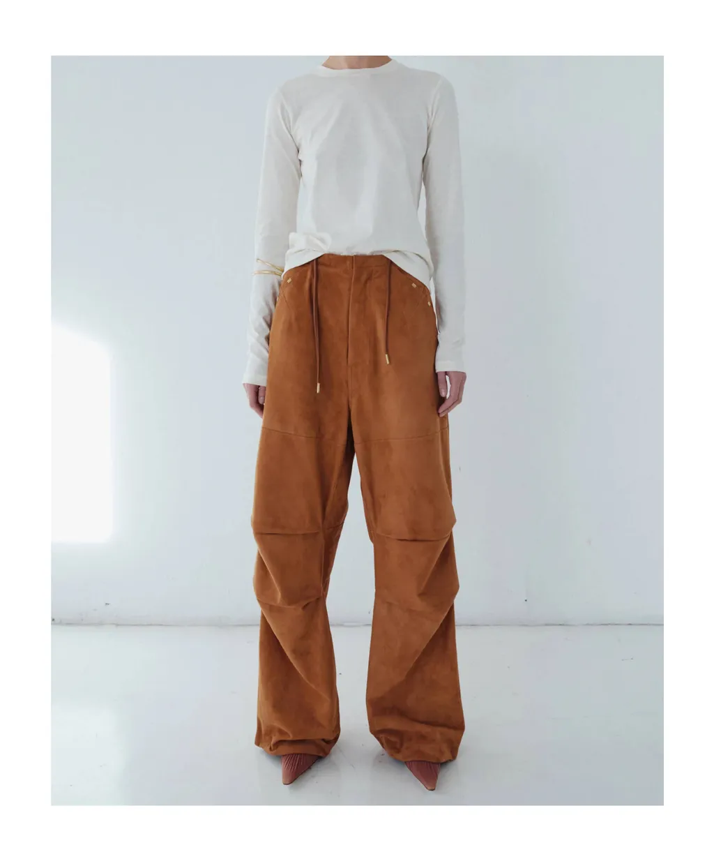 Pleat Detail Track Pants