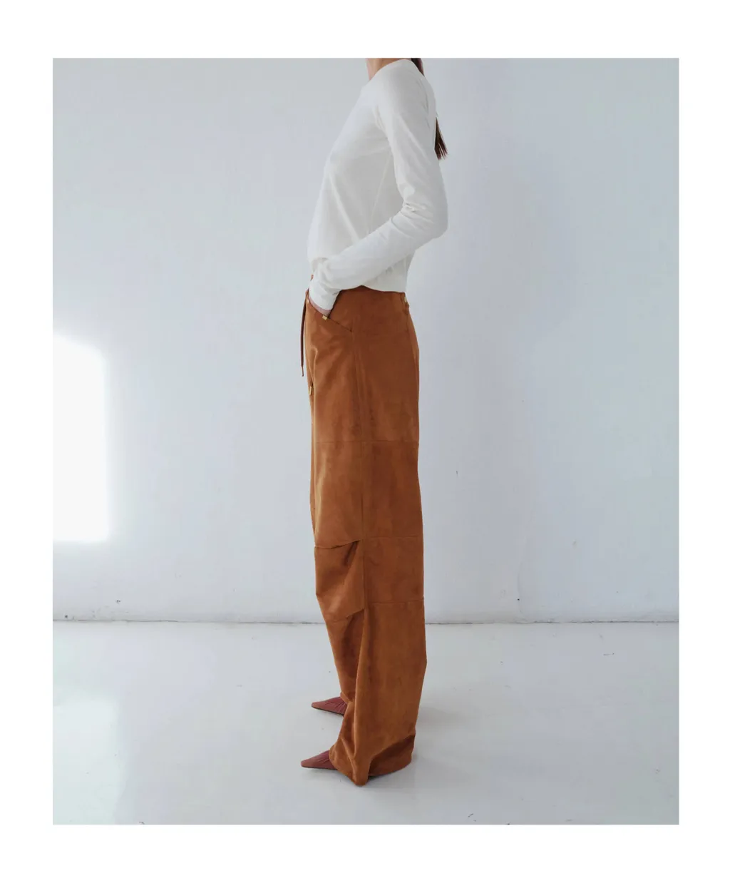 Pleat Detail Track Pants