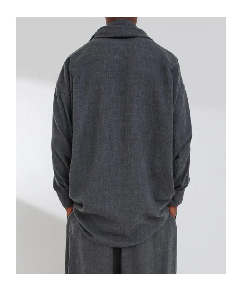 George Detachable Scarf Shirt