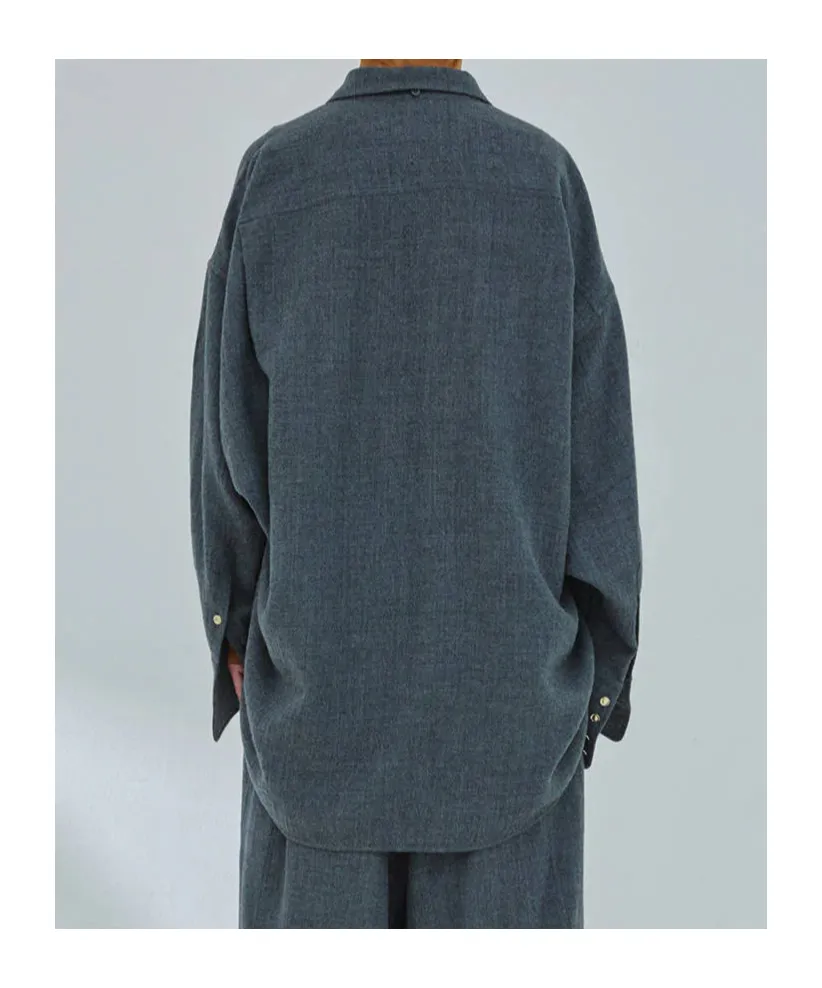Georgia Detachable Scarf Japanese Shirt