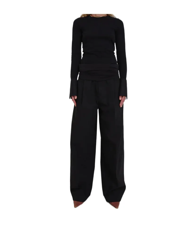 Wendy Elastic-Waist Trousers