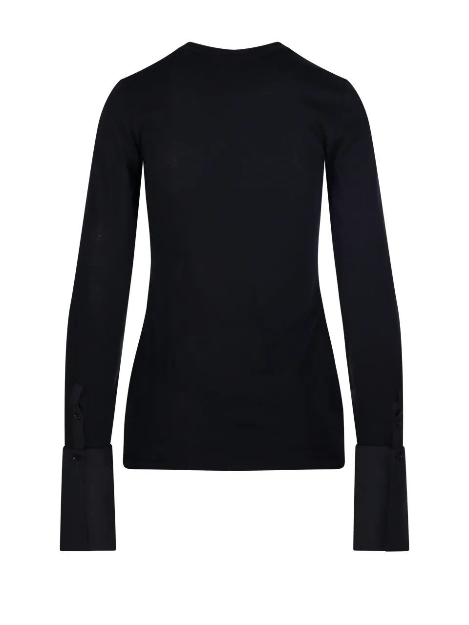 Cuff Detail Long-Sleeve Top