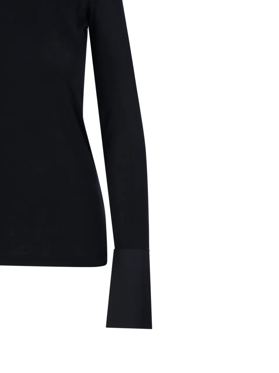 Cuff Detail Long-Sleeve Top