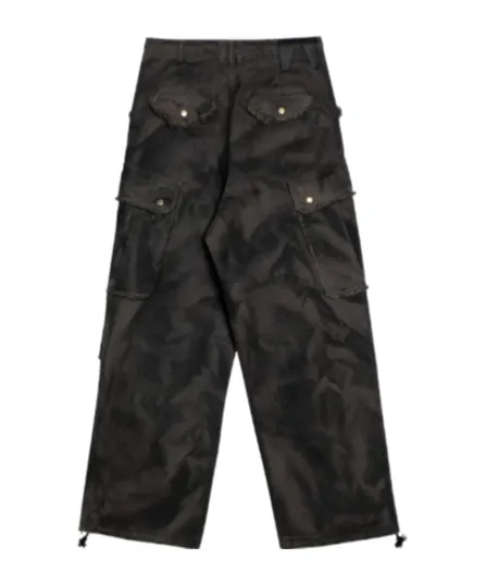 Vivi Black Washed Cargo Jeans