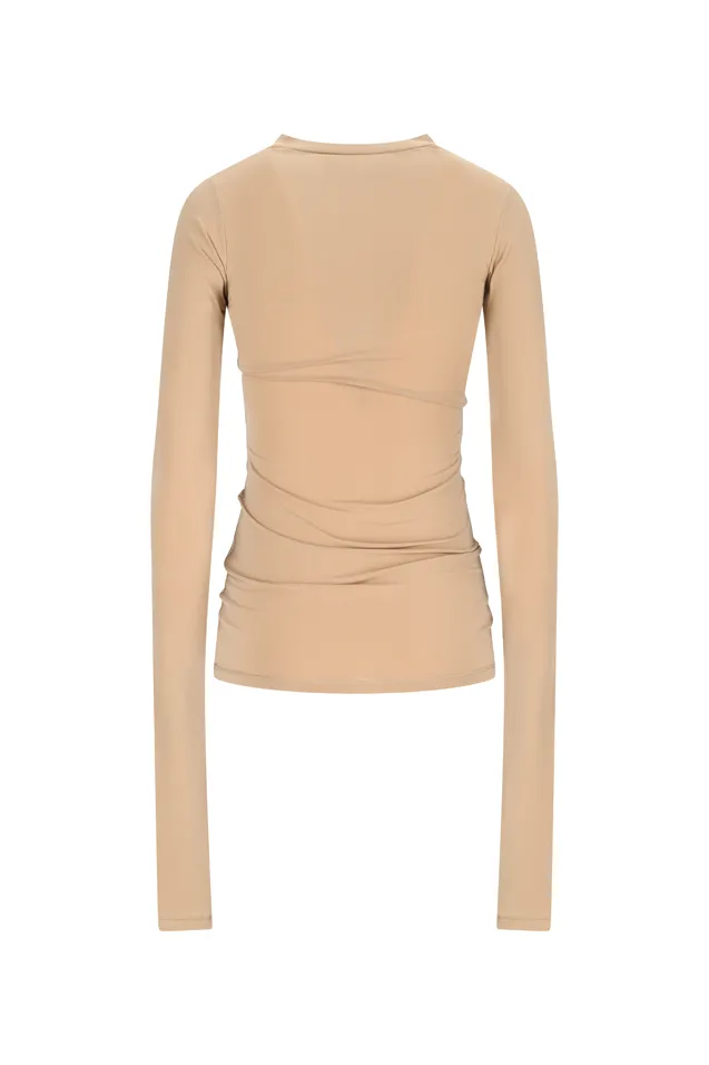 Camren Long-Sleeve Crew-Neck Top