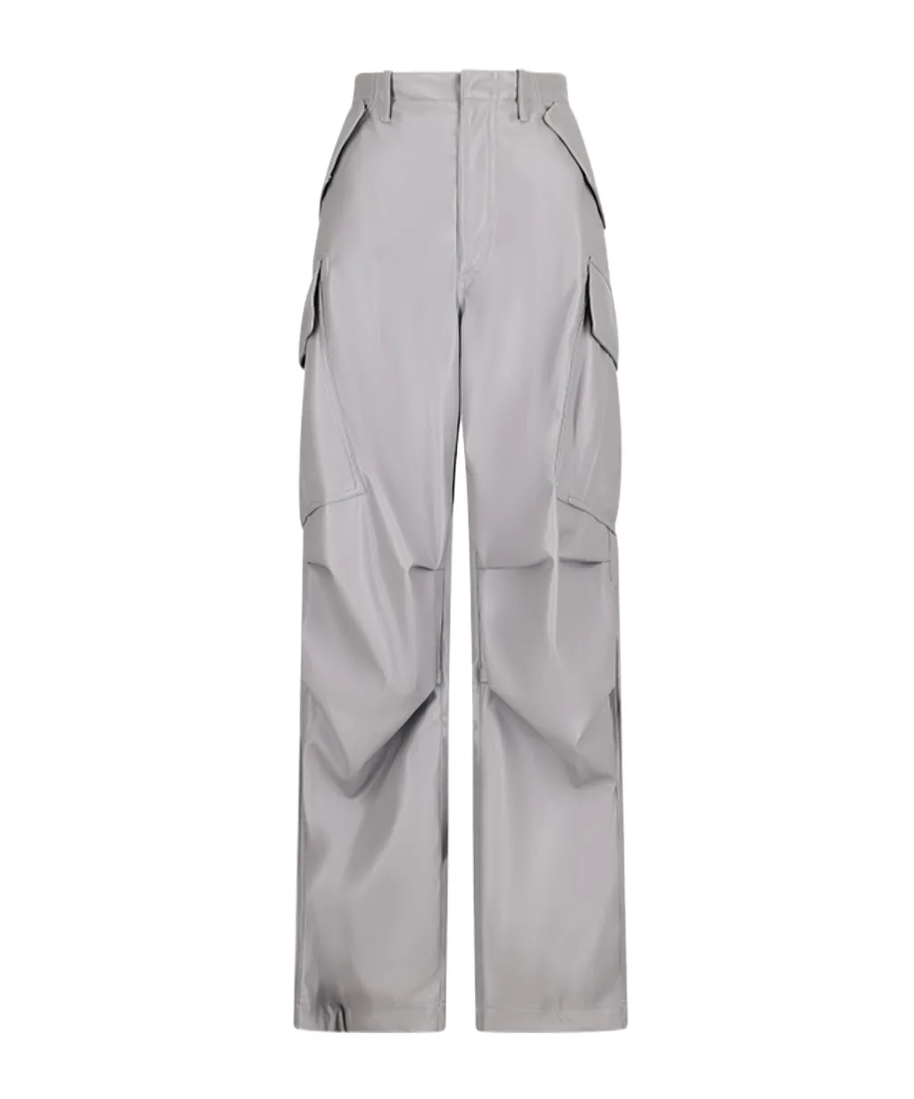Wide-Leg Work Pants