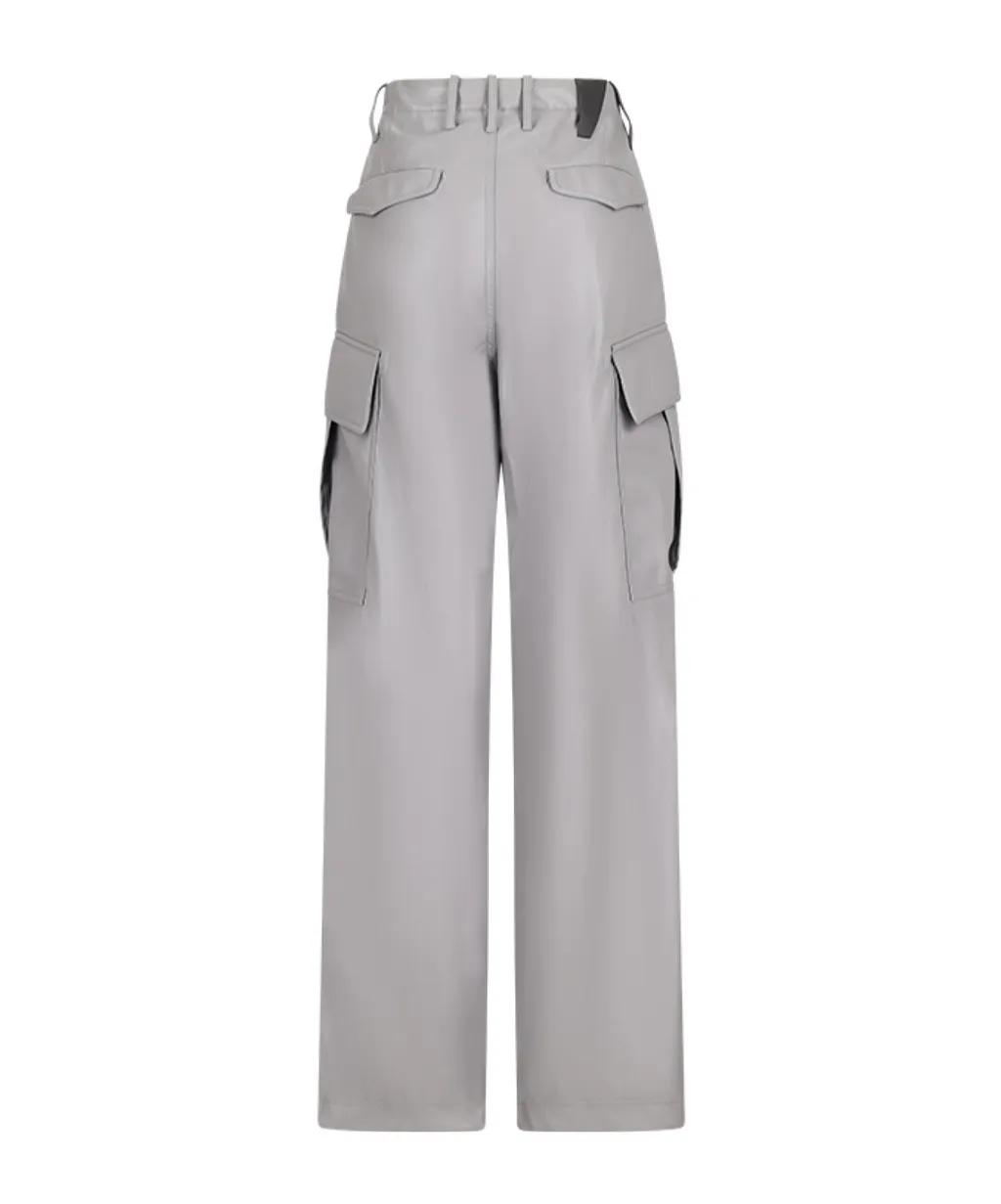 Wide-Leg Work Pants