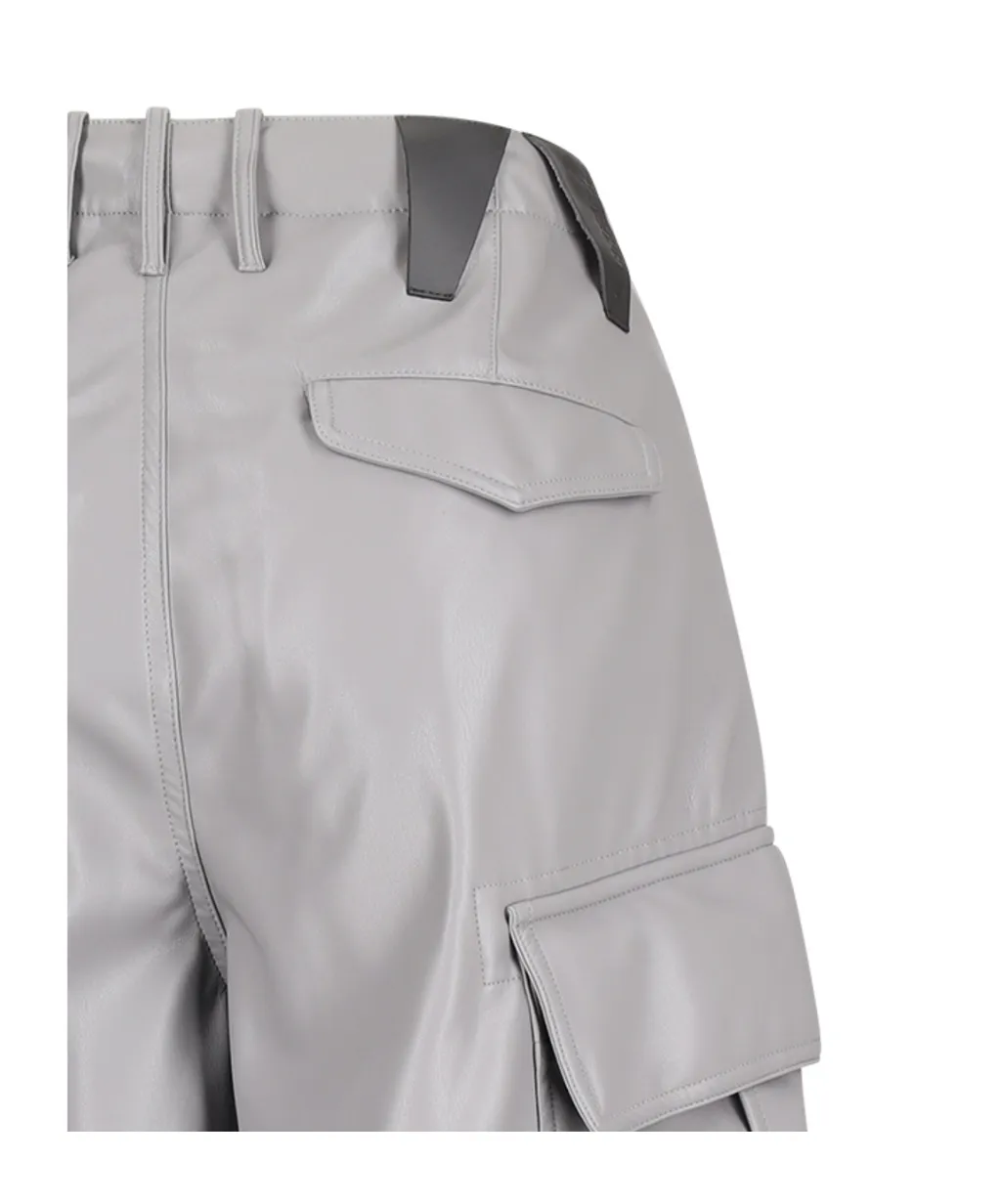 Wide-Leg Work Pants
