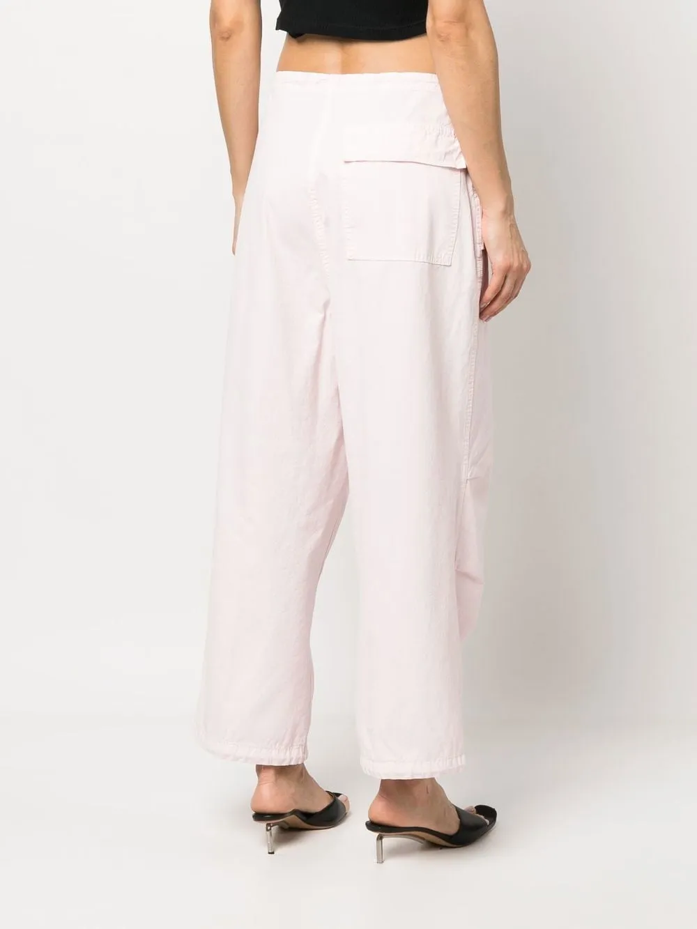 Drawstring Wide Leg Trousers