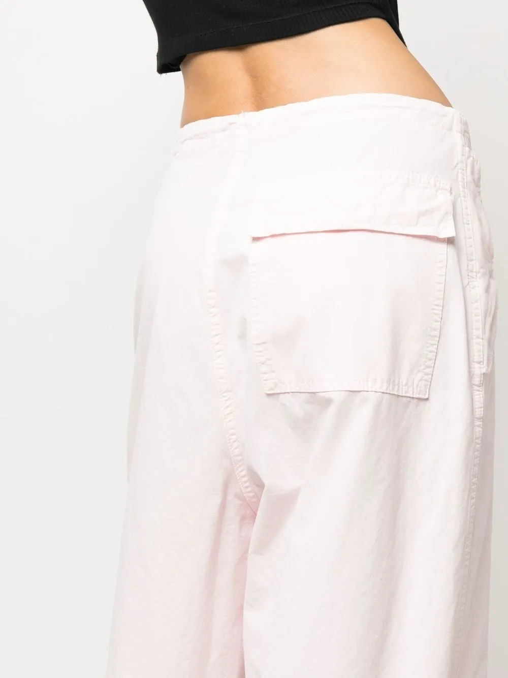 Drawstring Wide Leg Trousers