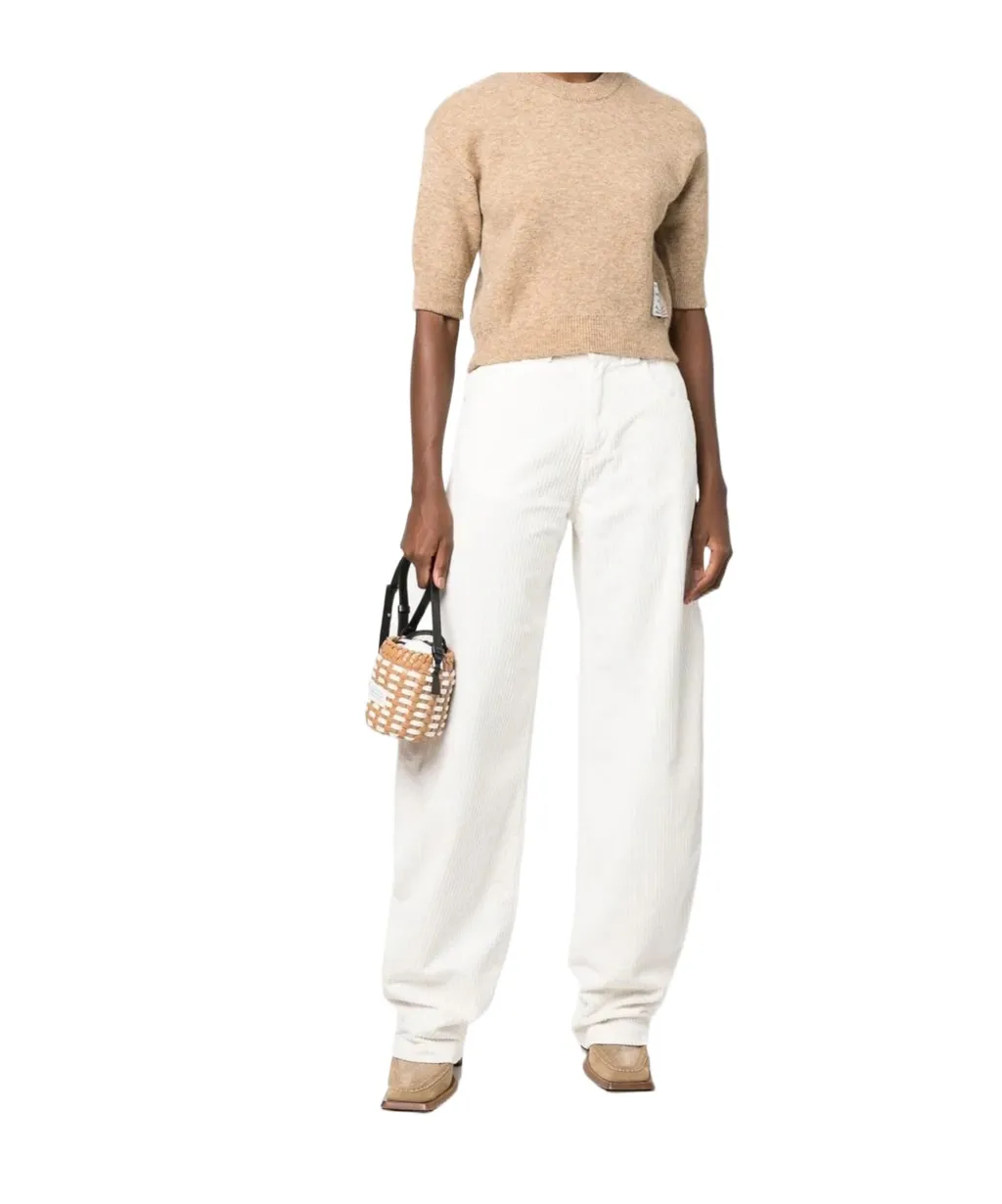 Straight-Leg Corduroy Trousers