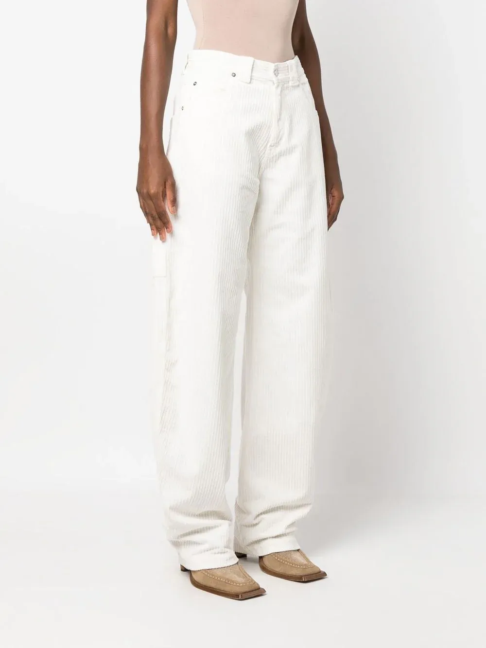 Straight-Leg Corduroy Trousers