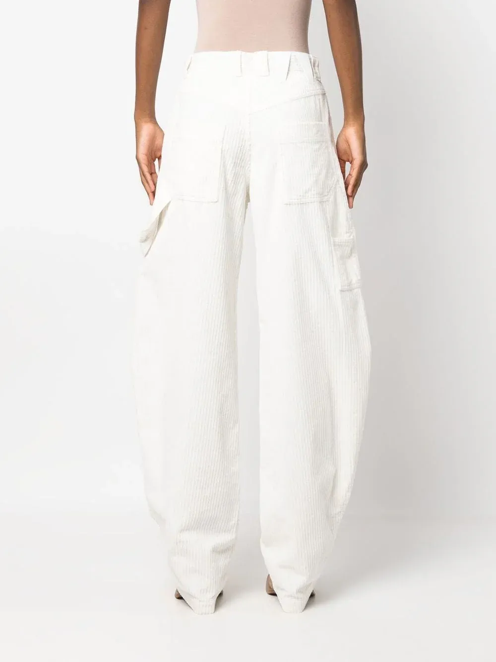 Straight-Leg Corduroy Trousers