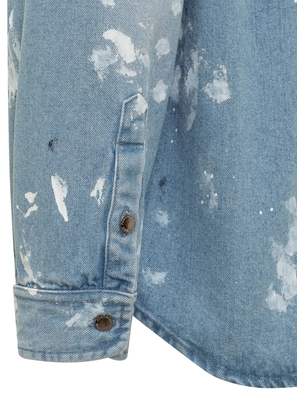 Distressed Denim Shirt