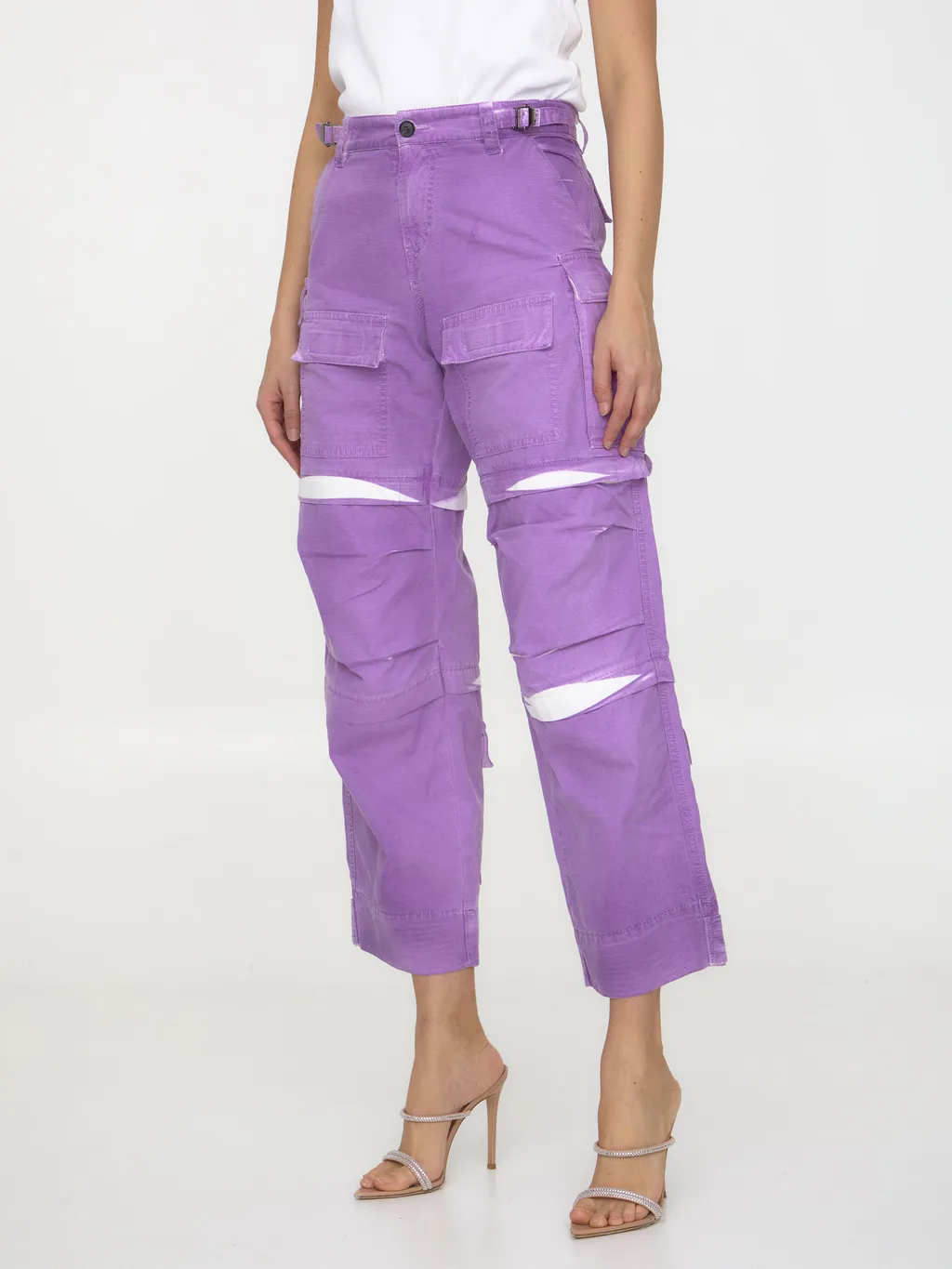 Wide-Leg Cargo Pants