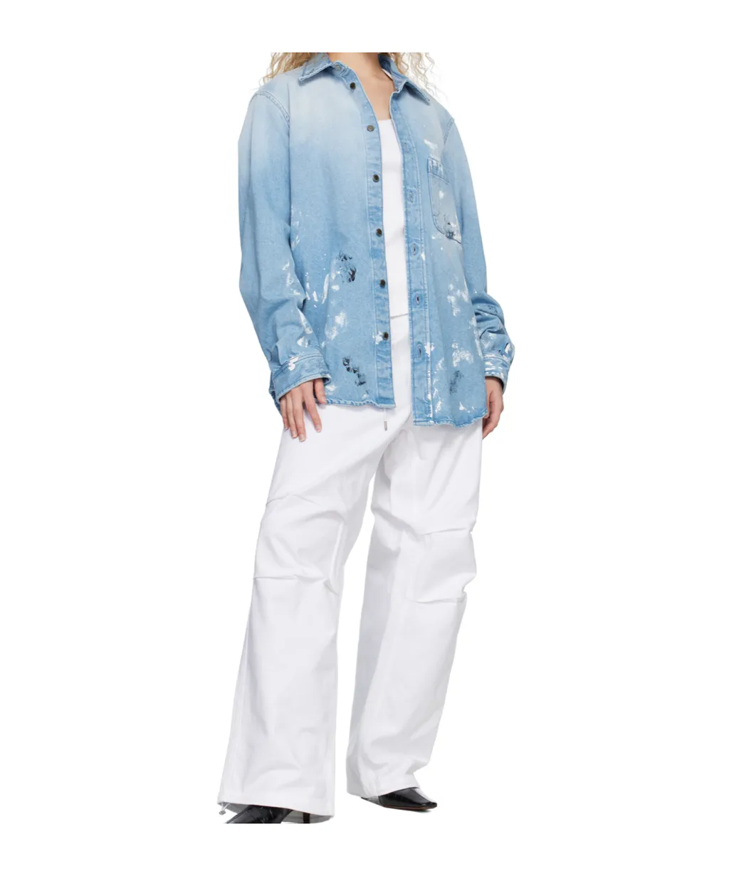 Oversize Cotton Trousers