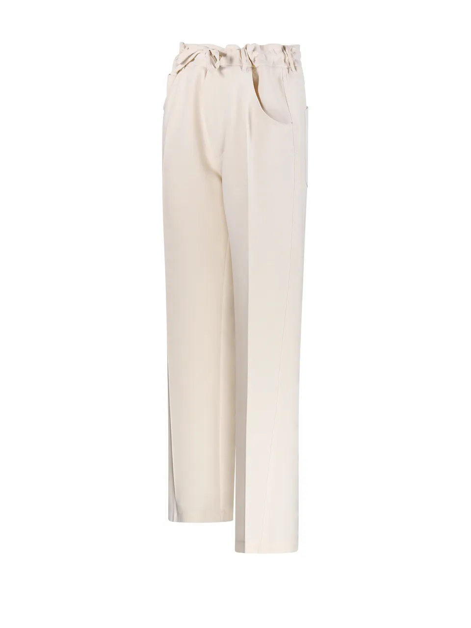 Pocketed Straight Trousers
