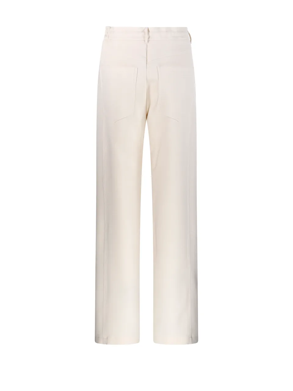 Pocketed Straight Trousers