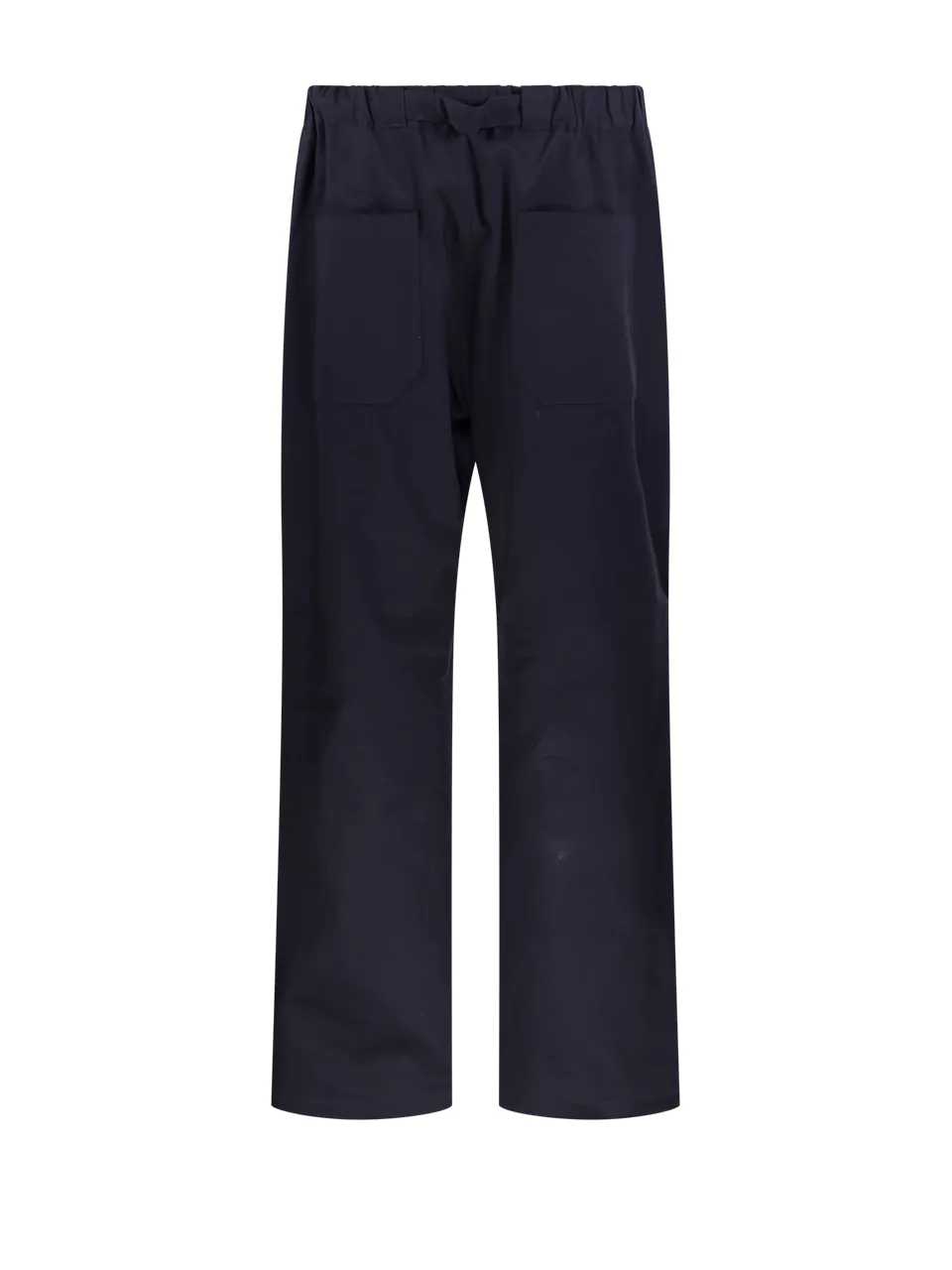 Buckle-Fastening Straight-Leg Trousers
