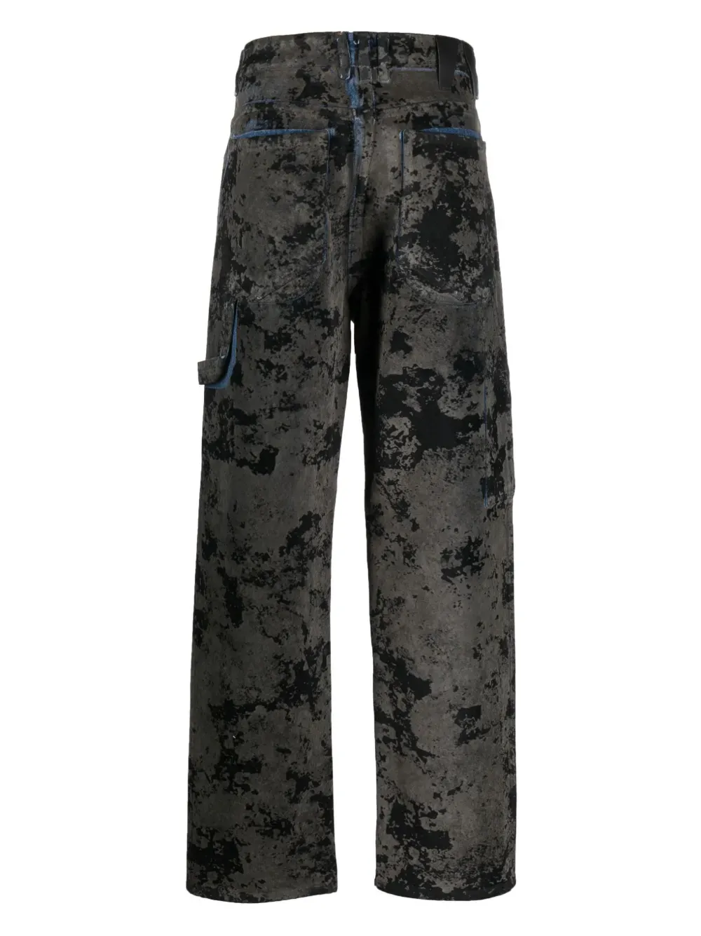 Printed Straight Jeans