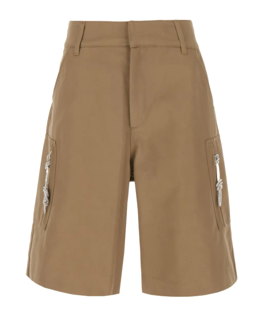 Nina Puller Embellished Bermuda Shorts