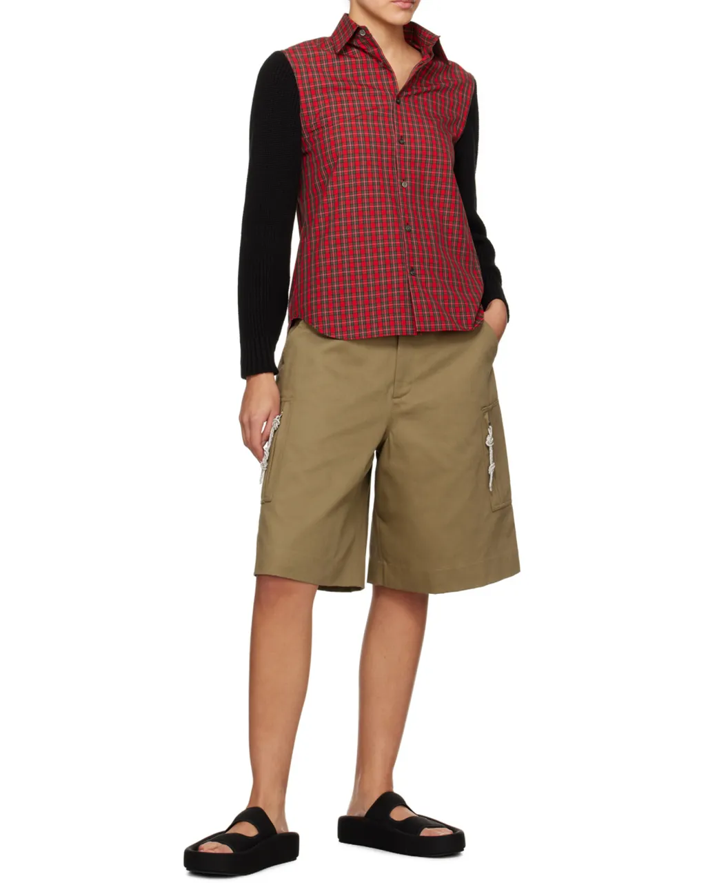 Nina Puller Embellished Bermuda Shorts