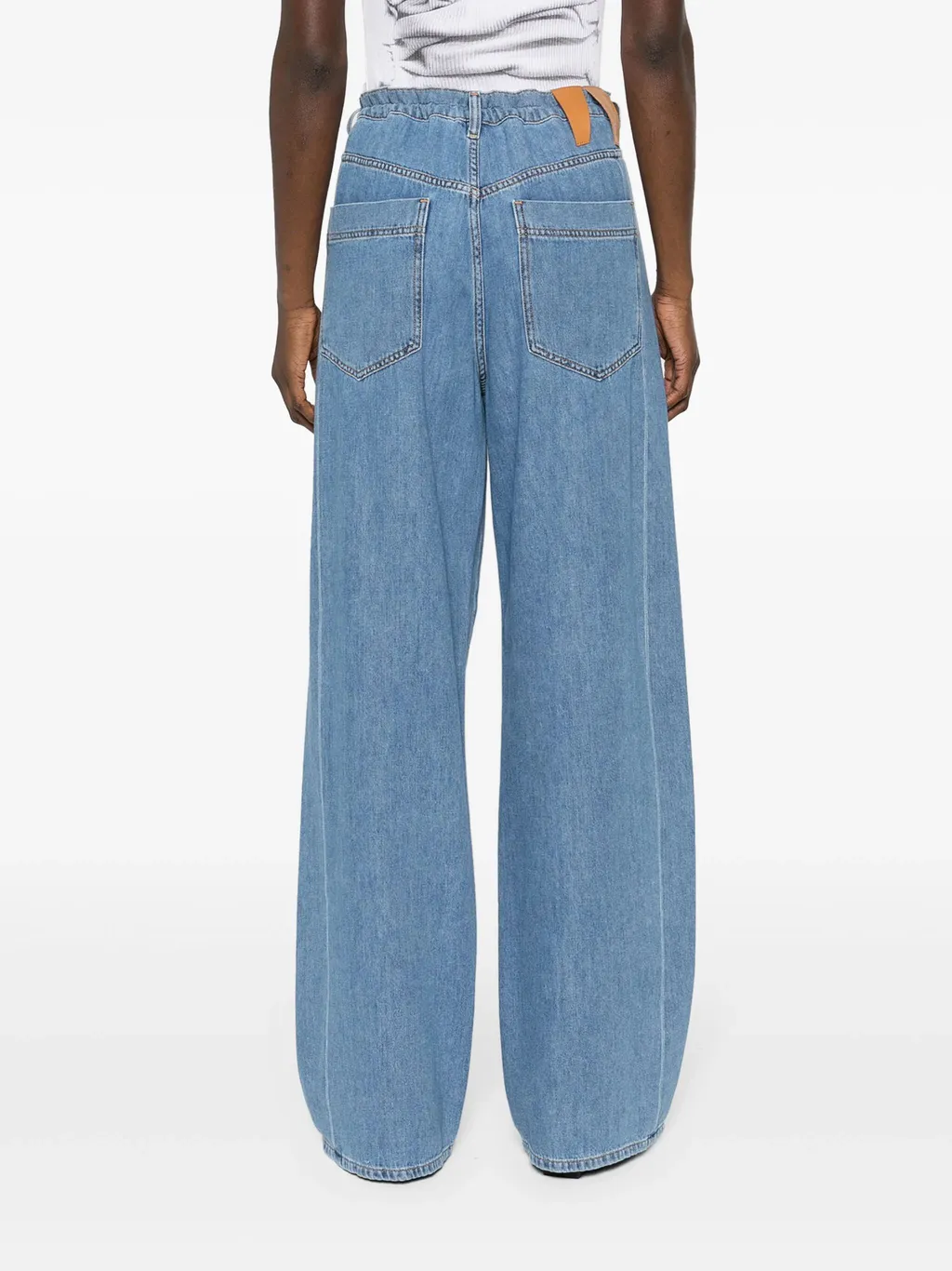 Iris Mid-Rise Wide-Leg Jeans