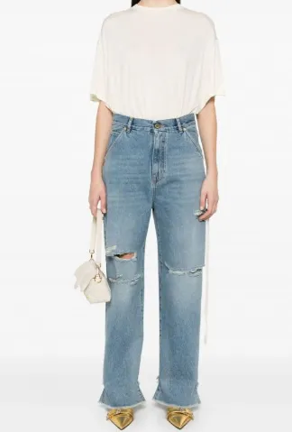 Button-Back Top