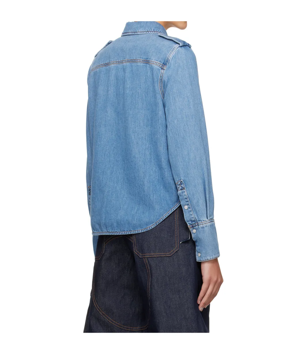 Non-Stretch Denim Shirt
