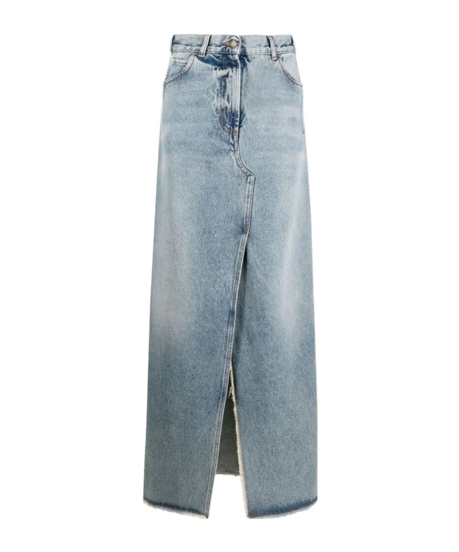 Non-Stretch Denim Skirt