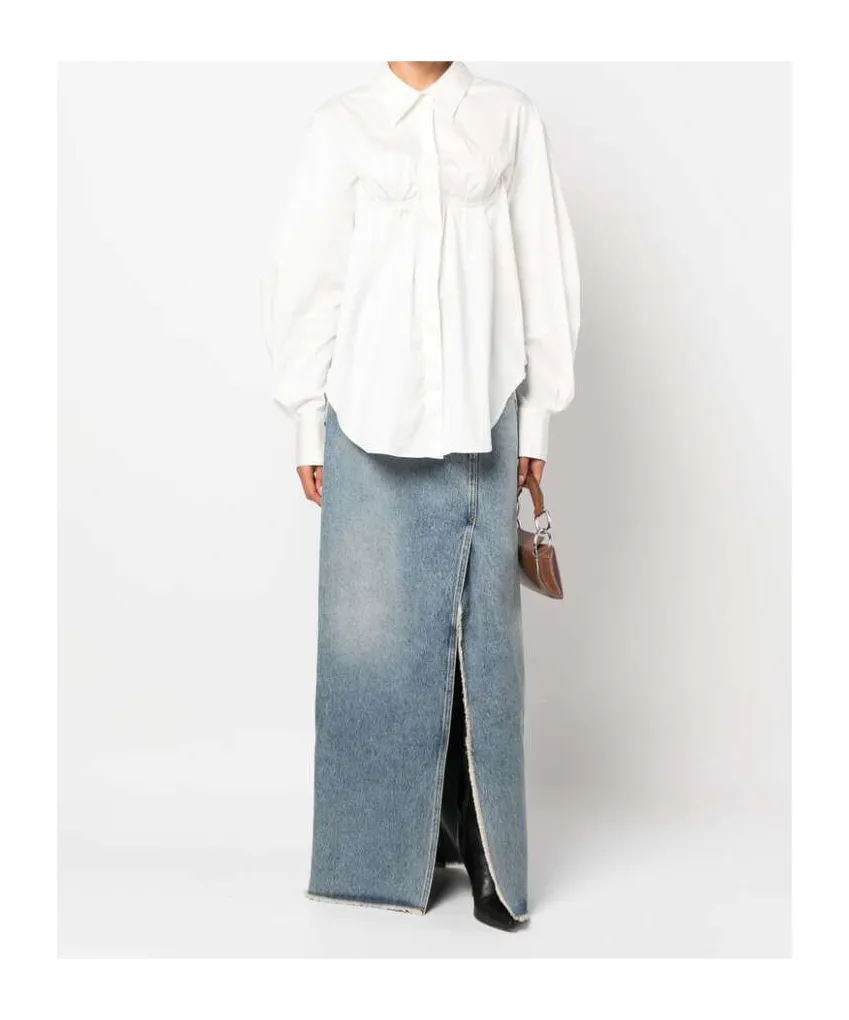Non-Stretch Denim Skirt