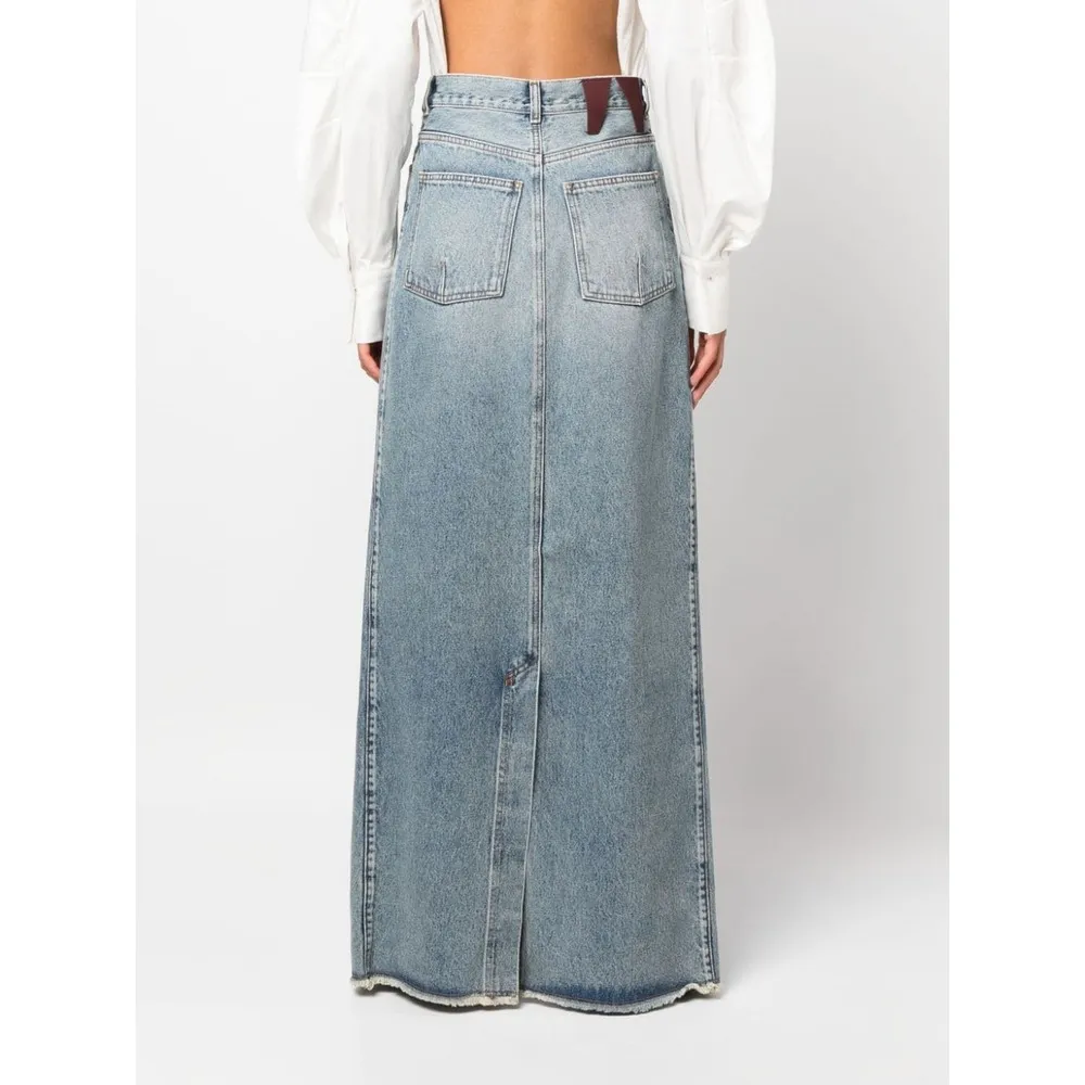 Non-Stretch Denim Skirt