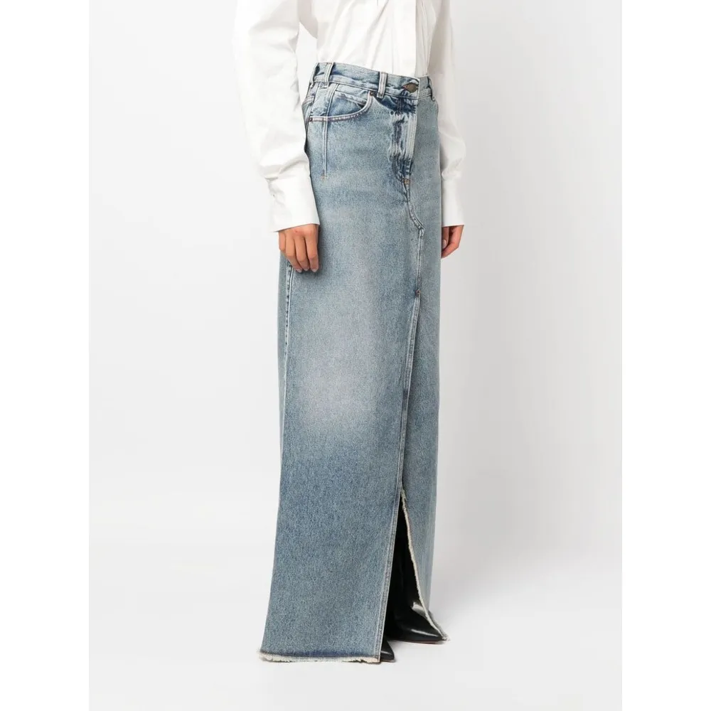 Non-Stretch Denim Skirt