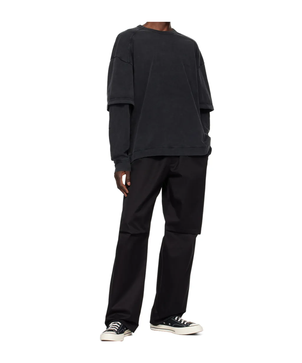 Slub Loose Pants