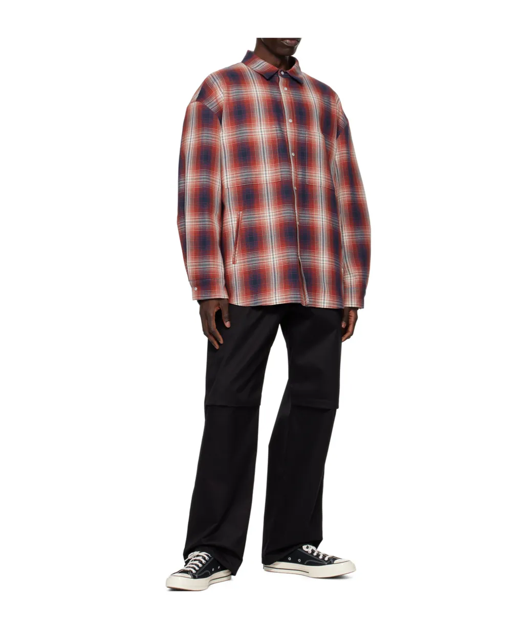 Jacquard Pattern Shirt Jacket