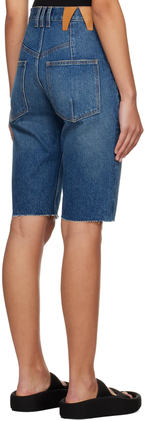 Gina High-Rise Denim Shorts