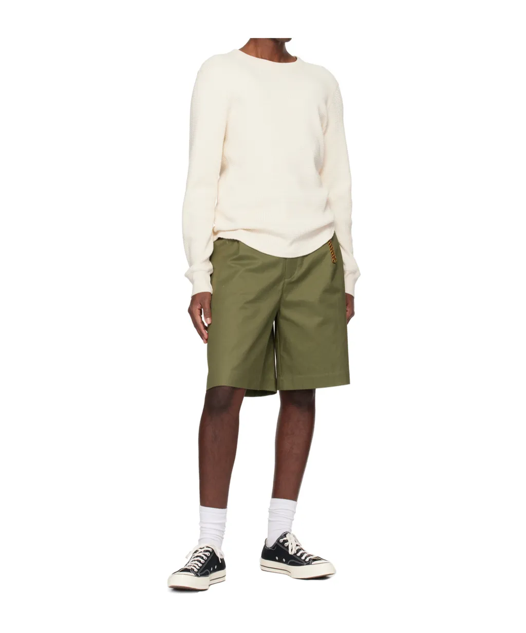 Ruffled Wide-Leg Shorts