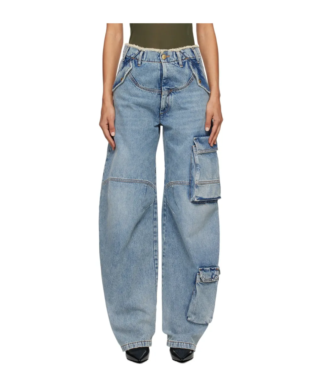 Rosalind Barrel Leg Cargo Jeans