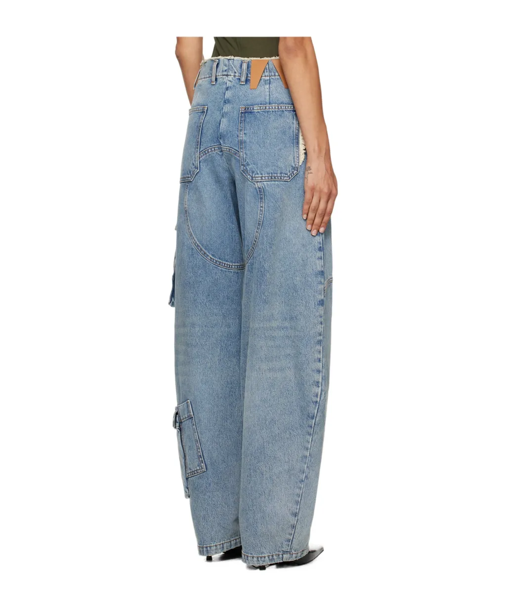 Rosalind Barrel Leg Cargo Jeans