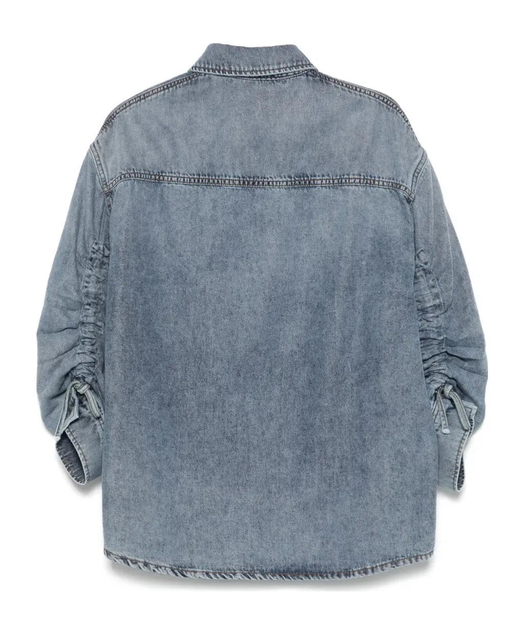 Keanu Button-Up Denim Shirt