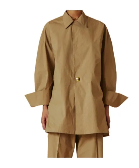 Popeline Tunic Style Shirt