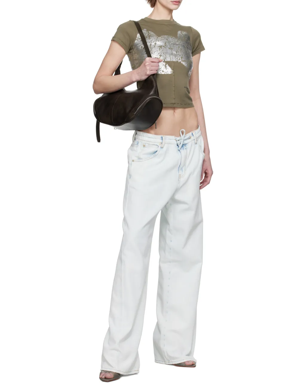 Paperbag-Waist Jeans